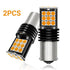 2 X 12V BAU15S 24 LED AMBER INDICATOR TURN SIGNAL CAR UTE 4WD LIGHT BULB GLOBE