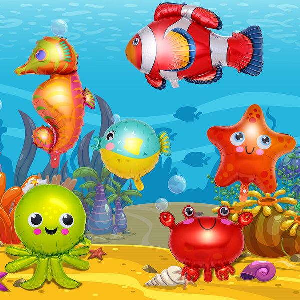 Animal Balloon Jungle Ocean Zoo Foil Balloon Air Inflatable Decoration Birthday