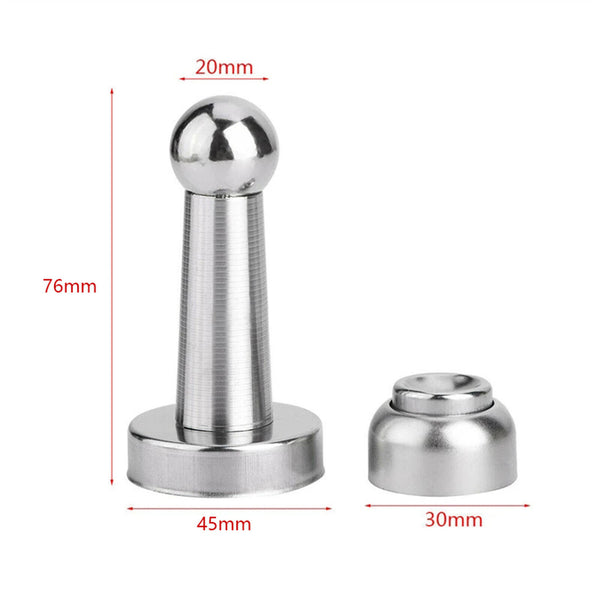 3/6/12PCS Stainless Steel Strong Magnetic Door Stop Stopper Holder Catch Suction