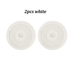 Drain Cover 2pk – Round Silicone Sink Stopper and Shower Hair Catcher