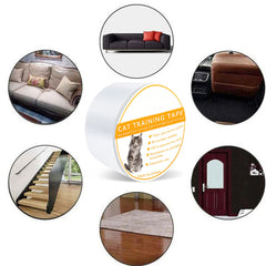 1/2PCS 3M Anti-Scratch Cat Training Tape Furniture Sofa Couch Protector Sticker