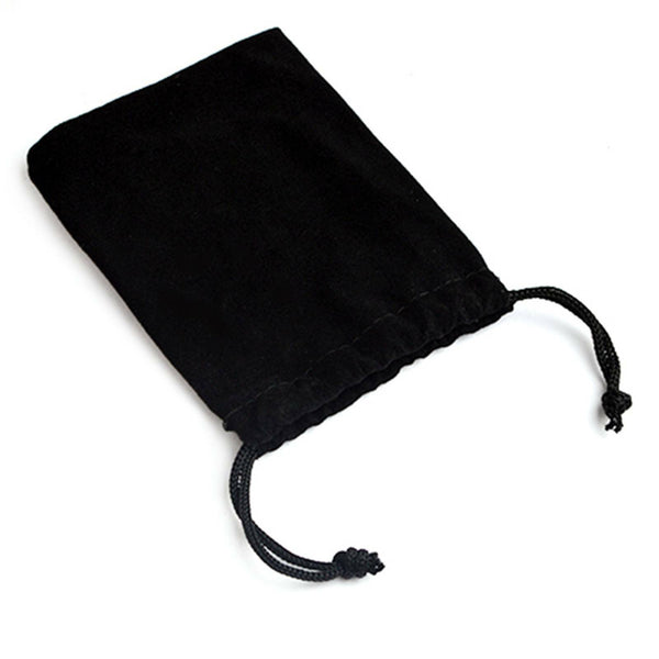 UP 300X Velvet Jewellery Gift Bag Wedding Favour Drawstring Pouch 10*14cm Black