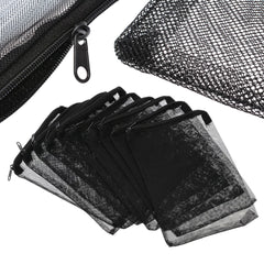 UP 100 Aquarium Filter Bag Fish Tank Bio Ball Media Mesh Storage Bag With Zipper