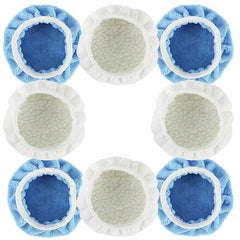 Polishing Pads 6in 5pk – Wool Buffing Bonnets for Polisher