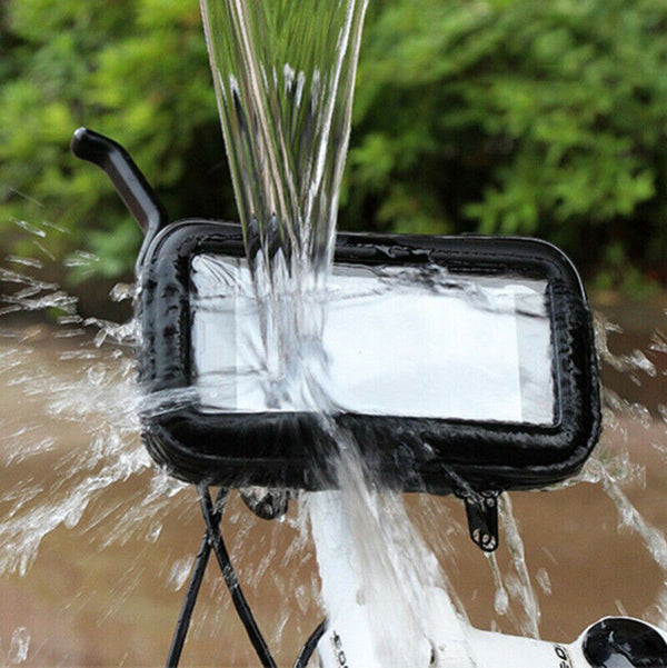 Waterproof Bicycle Bike Motorcycle Handlebar Mount Holder Case For Mobile Phone