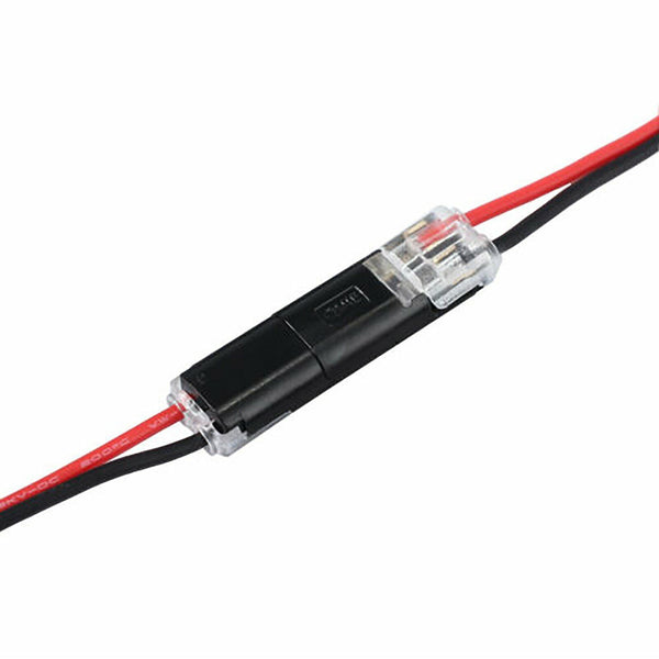 Double-Wire Plug-in Connector with Locking Buckle Easy Safe Splicing