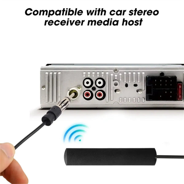 Car Radio Stereo Hidden FM AM Antenna Patch Aerial 3M For Auto SUV Vehicle Truck