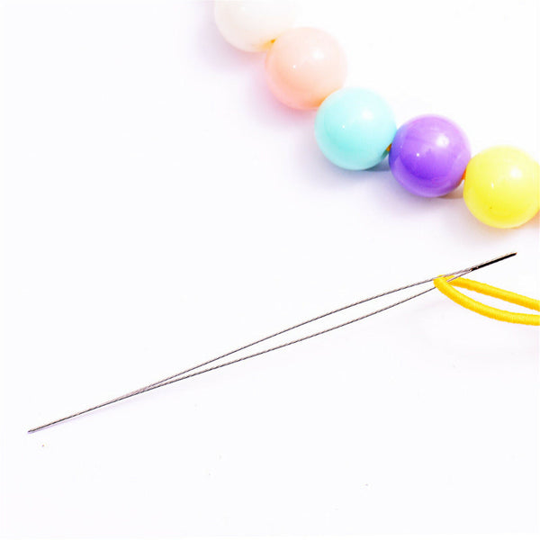 6Pcs Big Eye Beading Needles Easy Threading Tool for Bracelet Jewelry Making DIY