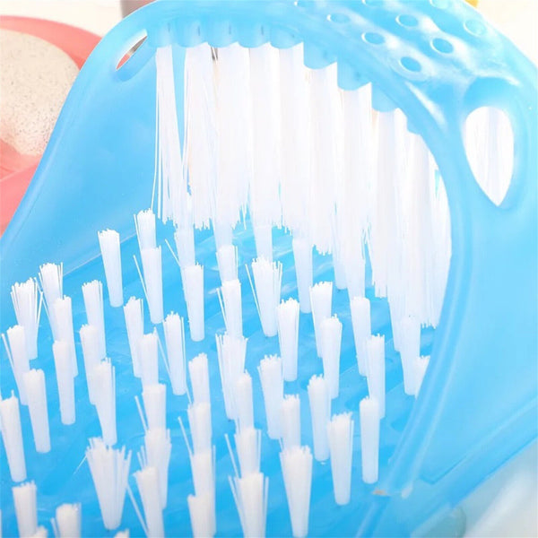 1PC Foot Gift Shower Feet Cleaner Scrubber Bath Brush Bristle Massager non-slip