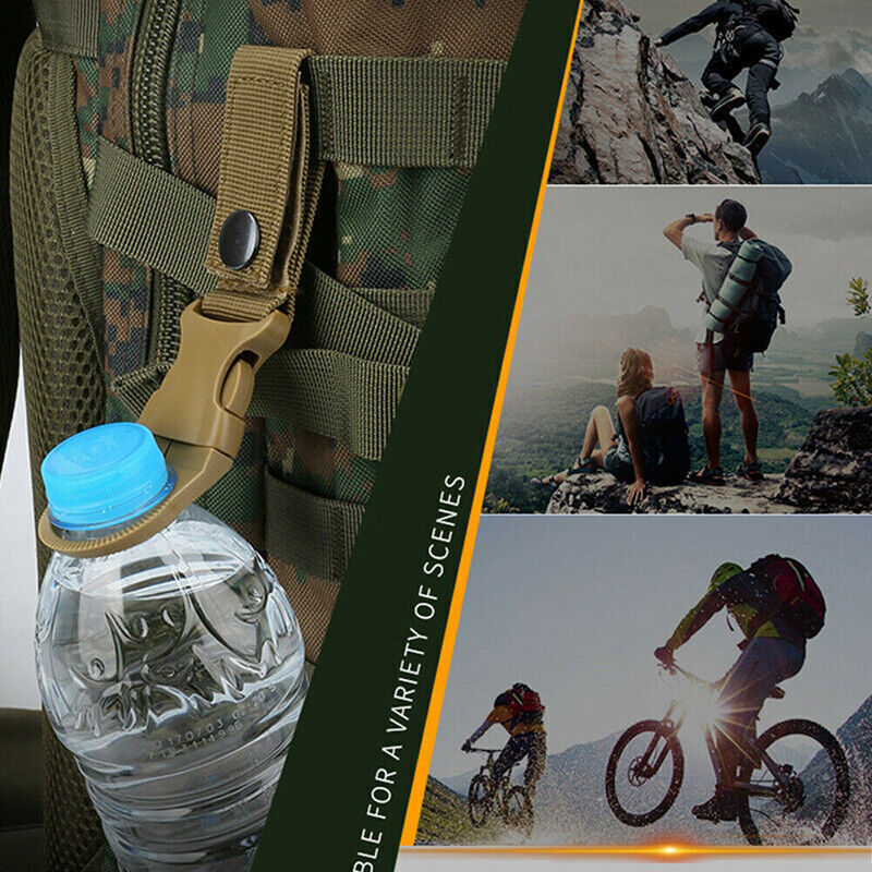 Water Bottle Holder Tactical Hook MOLLE Webbing Buckle Belt - Foto 9