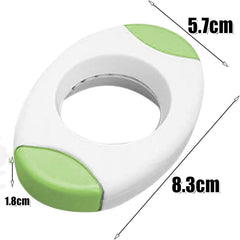 1-3X Egg Cutter Stainless Steel Boiled Egg Shell Topper Cutter Snipper Opener To