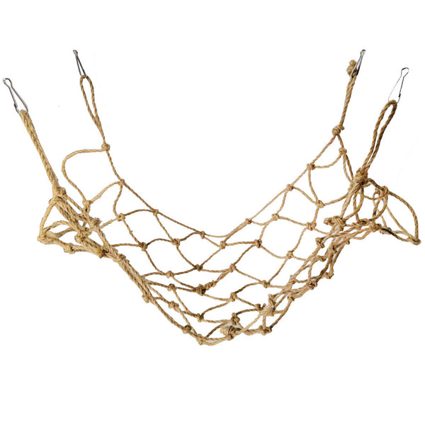 5X Pet Bird Climbing Net Parrot Toys Hemp Rope Training Climbing Pet Swing Perch