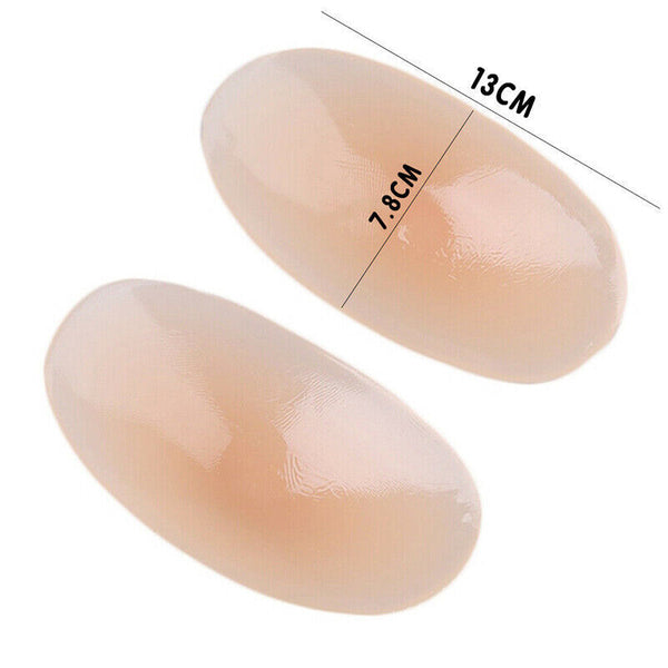 2Pcs Soft Anti-Slip Invisible Shoulder Pads Naturally Increased Silicone /Sponge