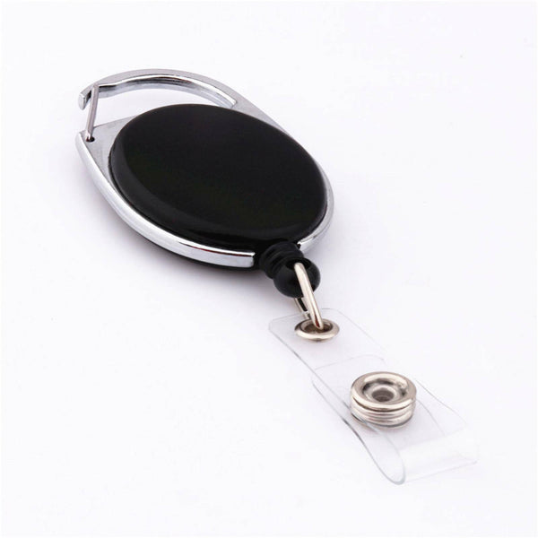 UP 9X Retractable Badge Holder Reel ID Card Business Security Pull Key Tag Clip