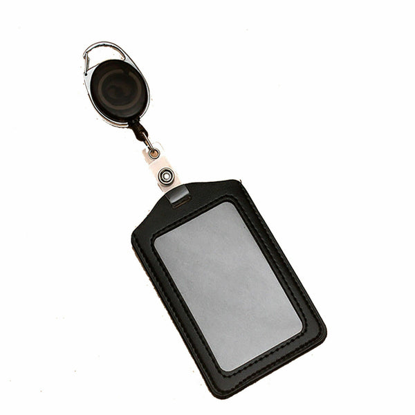 2pcs Retractable Id Badge Lanyard Opal Card Holder Business Security Pass - Lets Party