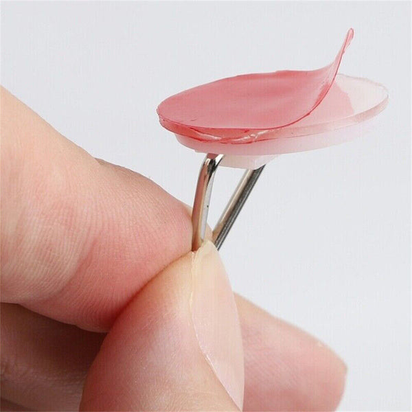 Disc Plate Hangers Picture Hanging Self Adhesive Stick on Invisible Hooks