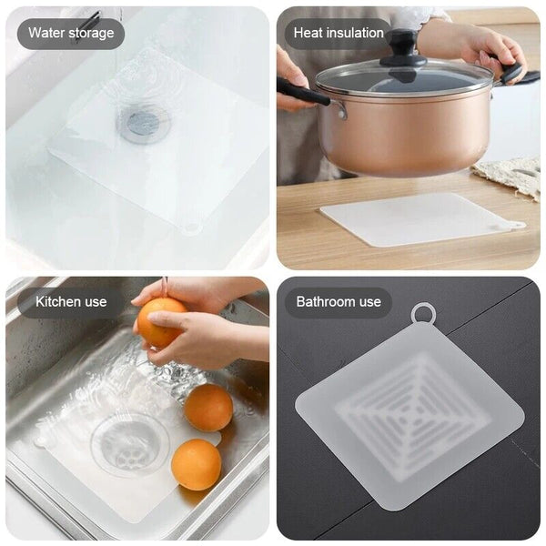 Silicone Sewer Deodorant Sealing Cover Drain Anti-smell Pad for Bathroom Kitchen