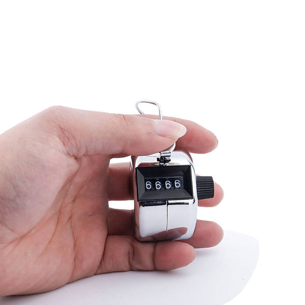 High Quality Tally Counter 4 Digit Number Clicker Hand Held Manual