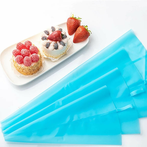4 Size Cake Decorating Tool Icing Piping Silicone Pastry Bag DIY Reusable Cream