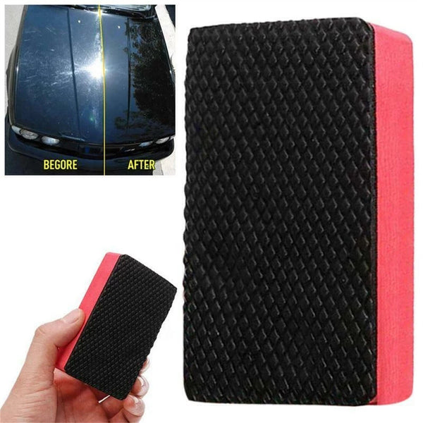 4PCS Wash Cleaner Car Magic Clay Bar Sponge Block Wax Polish Pad Cleaning Eraser