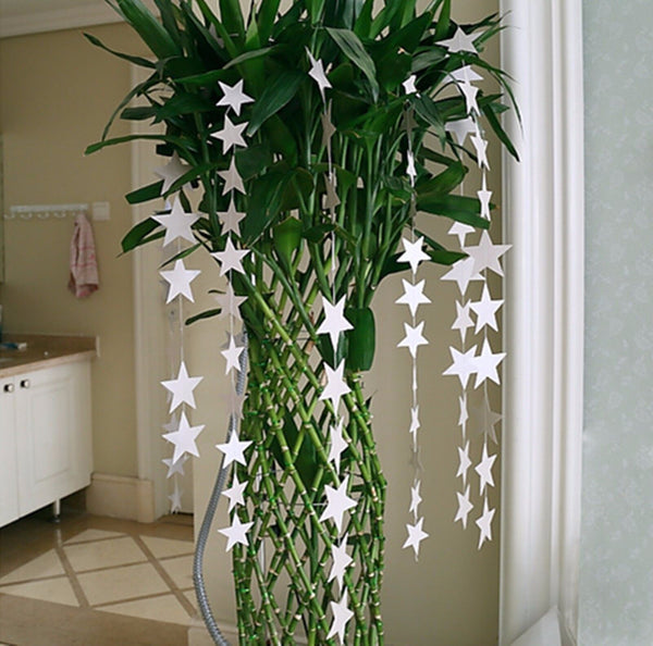4M Paper Star Garland Wedding Birthday Party Baby Kids Room Hanging Decorations