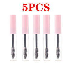 Pink 10ml Portable Empty Mascara Eyelash Tube Vial Cream Container Travel Bottle