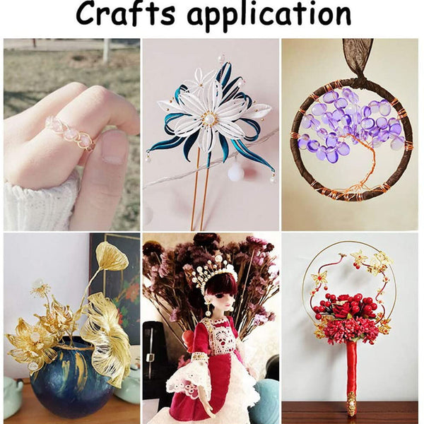 2 Rolls Beading Wire Jewelry Making Wire Handmade Craft Cord String DIY Jewelry