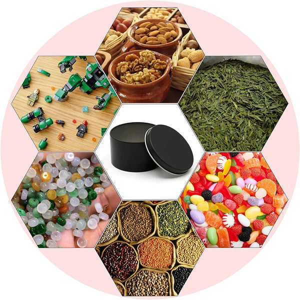 16X 100ml Candle Making Tins Candle Jars Metal For Wax Soy Making Container Box