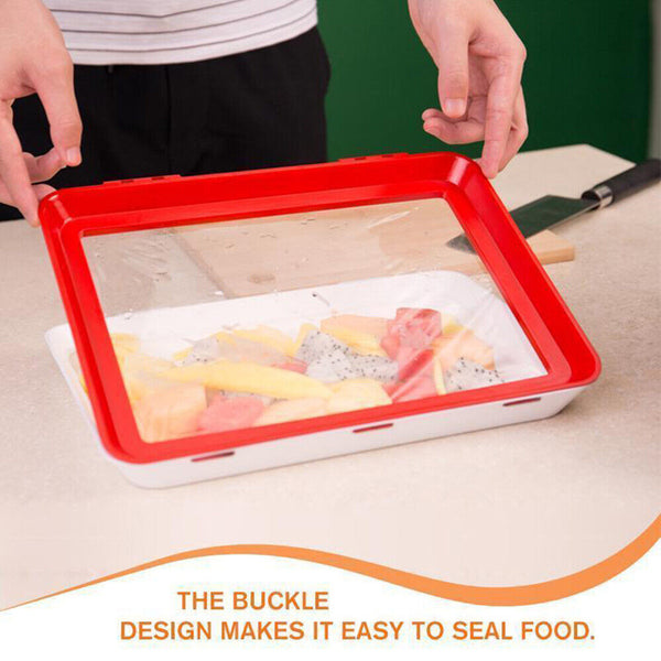 PK1/4 Container Healthy Preservation Tray Storage Set Food Kitchen Tools ACB#