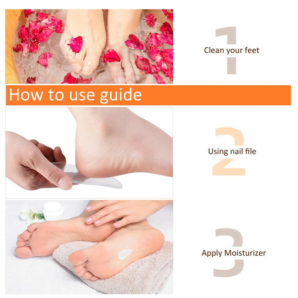 Nano Glass Double-Sided Foot Rasp Heel File Hard Dead Skin Callus Remover AU