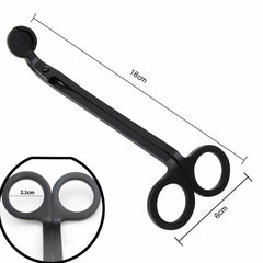 Steel Candle Wick Trimmer Oil Lamp Trim Scissor Cutter Tool Hook Clipper Candles
