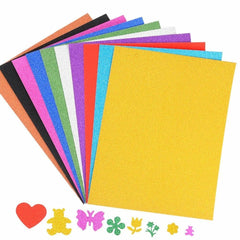 UP 50pcs 250gsm A4 Glitter Cardstock Paper Invitations Scrapbooking Art Craft