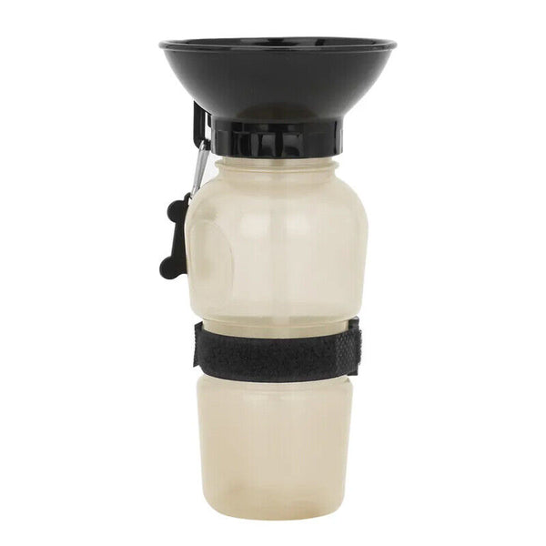 500ML Dog Cat Water Drinking Bottle Detachable Travel Cup Portable Pet Feeder AU