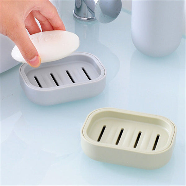 Soap Holder Dish Bathroom Shower Storage Plate Stand Box Container Case