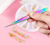 2pcs Eyelash Tweezers Eye Lash Clip Remover Tool False Extension Curved Pointed