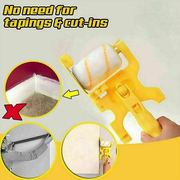 Handheld Clean-Cut Paint Edger Roller Brush For Home Wall Ceilings Portable NEW