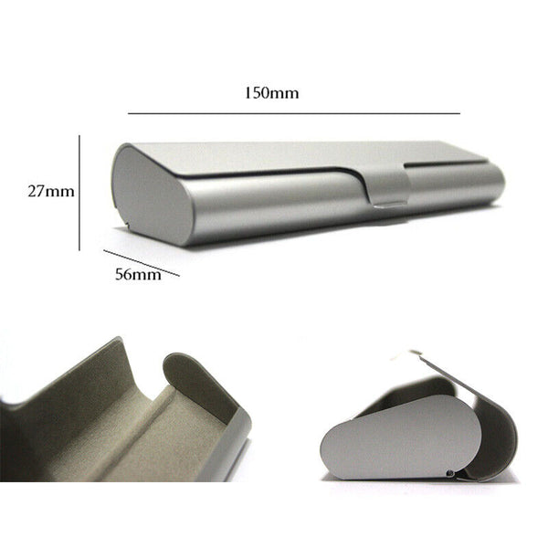 Slim Matte Hard Metal Spectacles Case Reading Glasses Eyeglasses Case Holder Box