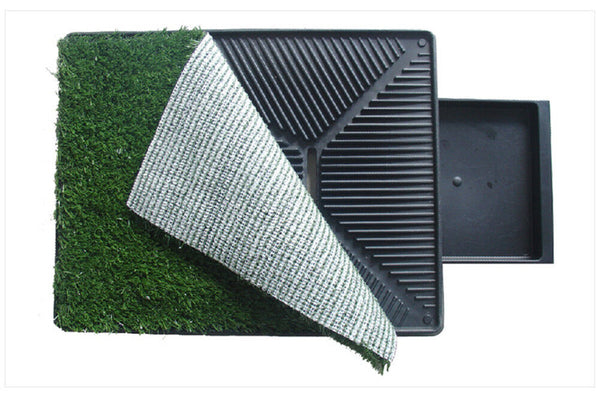 Indoor Dog Pet Training Toilet Portable Puppy Tray Loo Pad Mat Large Easy Clean