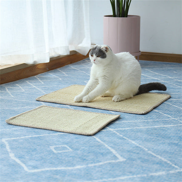 Cat Scratcher Board Pet Scratching Mat Natural Sisal Sofa Couch Protector Toy AU