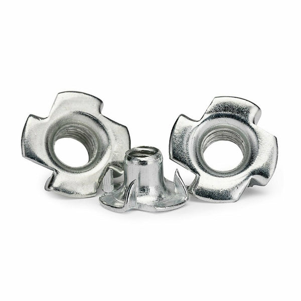100X M3 M4 M5 M6 M8 Four Claws Nut T-nut Blind Rivet Threaded Inserts Furniture