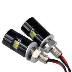 2pcs LED License Number Plate Light Screw Bolt Bulbs 5050 SMD For Car Motorcycle
