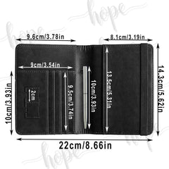 Travel Passport ID Wallet Holder Cover RFID Blocking Card Case Cover PU Leather