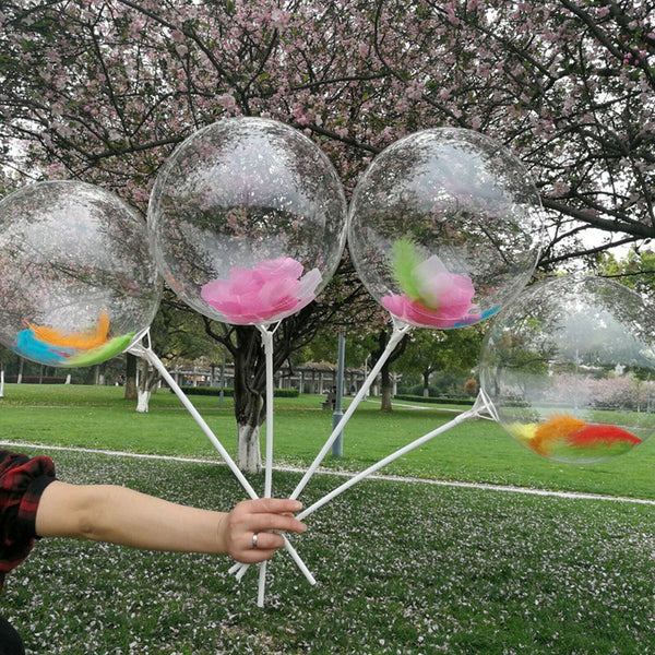 24cm Clear Large Roubd BOBO Bubble Balloons Transparent Wedding Party Decoration