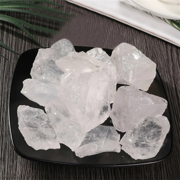 UP 10KG Rough Natural Clear Quartz Stone Raw Stone Gemstone Crystals Rock 3-5CM