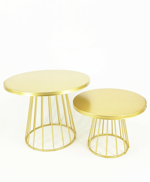 2X Metal Cake Stand Wedding Dessert Display Rack Cupcake Pedestal Tray Holder