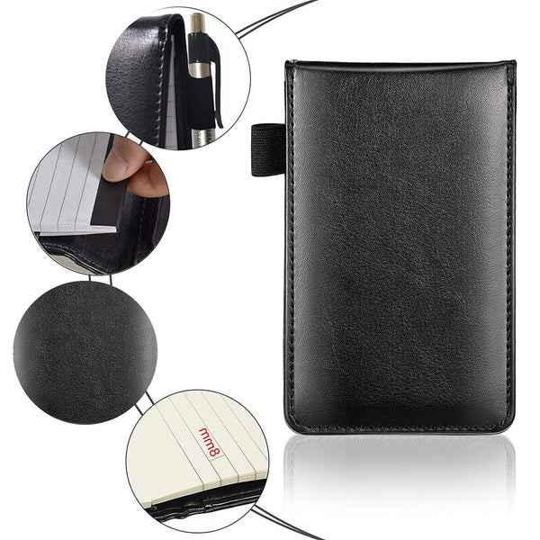 A7 Multifunction Pocket Planner Notebook Small Notepad Note Book Leather Cover