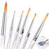 6 Pcs Pro Extra Fine Detail Watercolour Painting Acrylic Miniature Paint Brushes