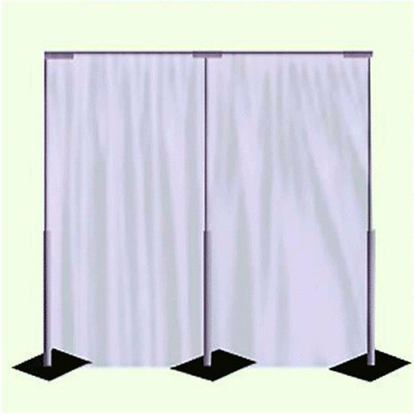 3mx6m Iron Wedding Backdrop Telescopic Stand Party Curtain Frame Drapery Pipe Po