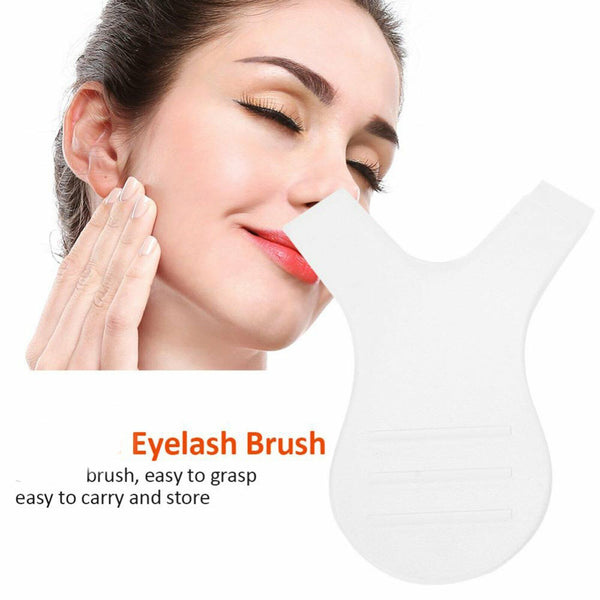 5-21Pairs Eyelash Lashes Lifting Lift Perm Y Comb Brushes Tool Brush Separating