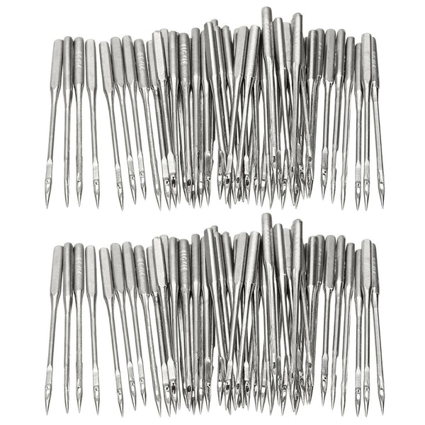 100PCS Domestic Sewing Machine Needles Assorted Craft For Singer Brother NEW